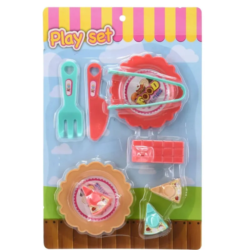 Rotaļlietu ēdienu komplekts, pārtikas griešanas komplekts Play set S34700110, daudzkrāsaina