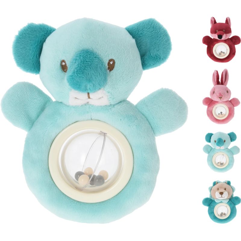 Rotaļlieta grabulis dzīvnieki 13x4x7cm