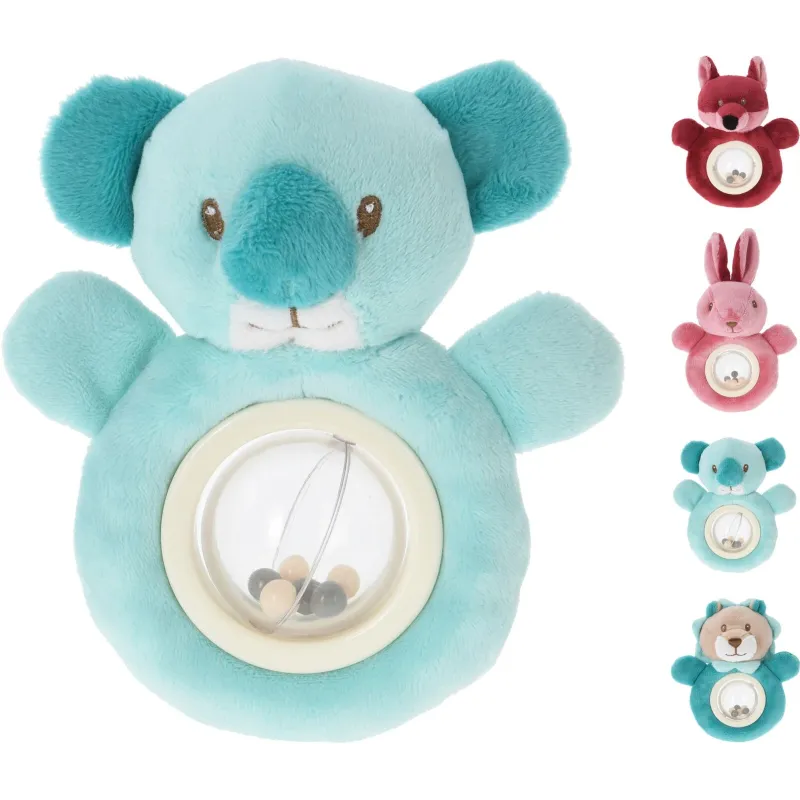 Rotaļlieta grabulis dzīvnieki 13x4x7cm