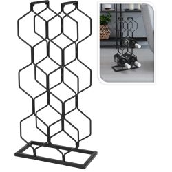 Pudeļu turētājs metāla 8 pudelēm