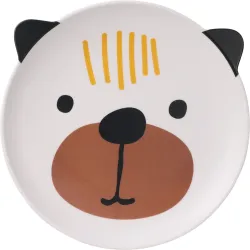 Šķīvis pusdienu, DIA 22.8 cm, ,krāsa-dizains tiek izvēlēts nejauši,