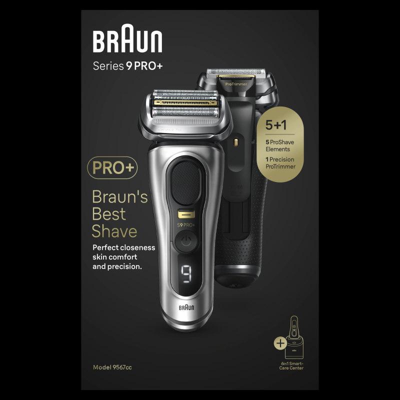 9567CC Shaver Series 9 Pro+ Travel Case + Clean&Charge