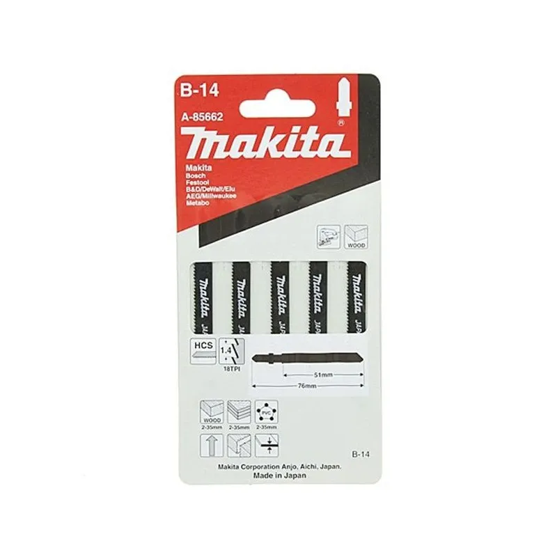 Zāģītis Makita A-85662, 7.6 cm, 5 gab.