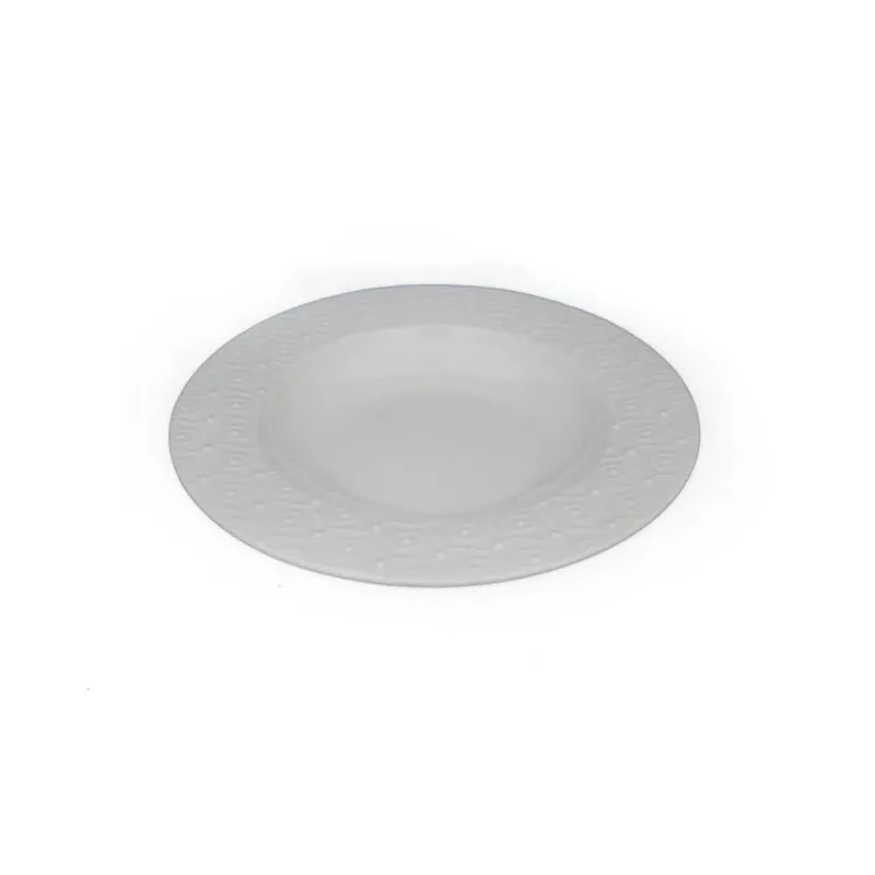 Šķīvis zupas Domoletti Essence, DIA 25.5 cm, balta krās.