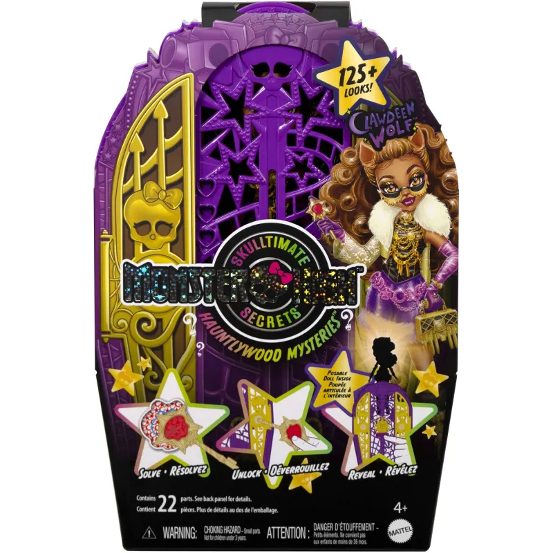 Lelle Monster High Skullmates Clawdeen JBG80, 29 cm