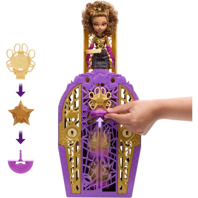 Lelle Monster High Skullmates Clawdeen JBG80, 29 cm