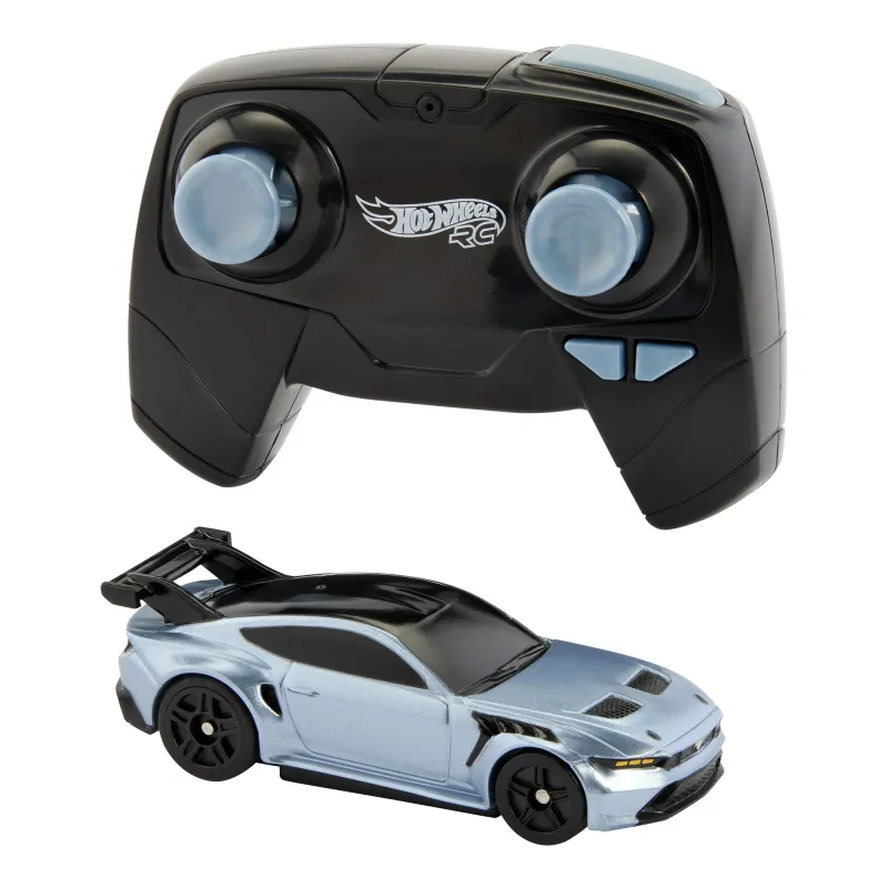 Rc automašīna Mattel Hot Wheels Mustang GTD JBH04, 1:64, sudraba