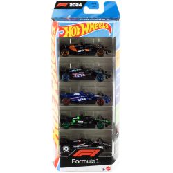 Rotaļu auto kompl hot wheels f-1 jgf58
