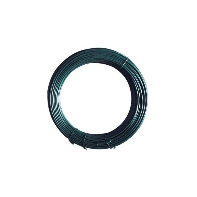 Stieple zn ar pvc 0.8-1.3mm zaļa 30m