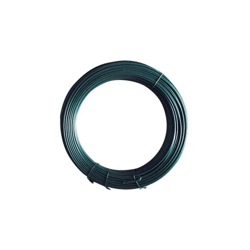 Stieple zn ar pvc 0.8-1.3mm zaļa 30m