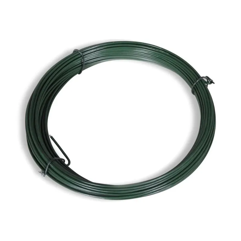Stieple zn ar pvc 0.8-1.3mm zaļa 30m