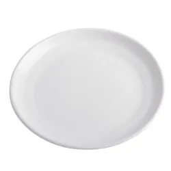 Lėkštelė vazonui, balta sp., 20 cm