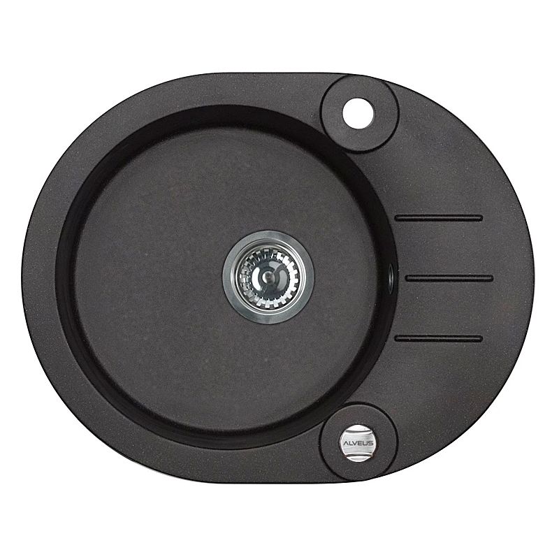 Izlietne + sifons roll40s 1214091 melna