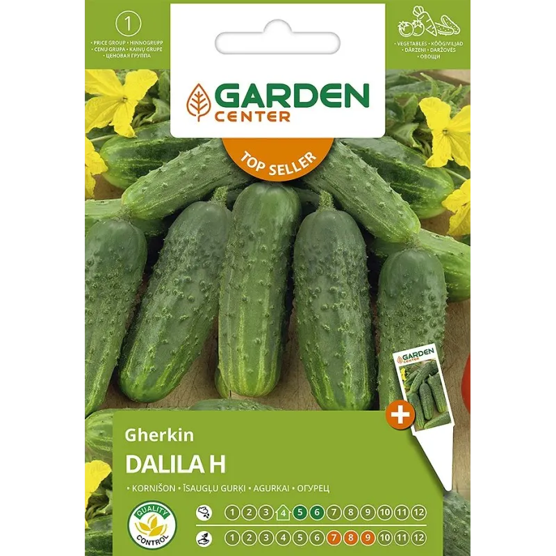 Sēklas Garden Center, gurķi Dalila H, 1 g