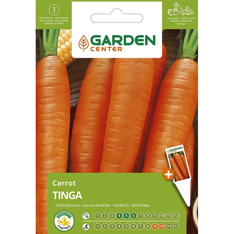 Seemned Garden Center, porgand Tinga, 3 g