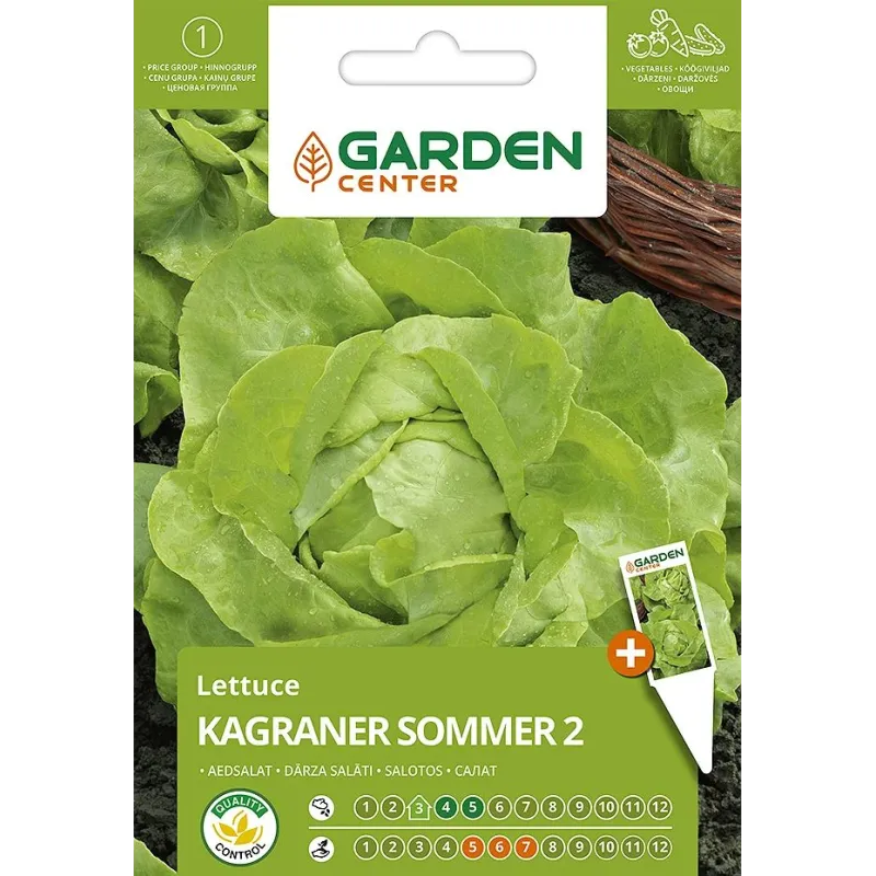 Sēklas Garden Center, salāti Kagraner Sommer, 1 g