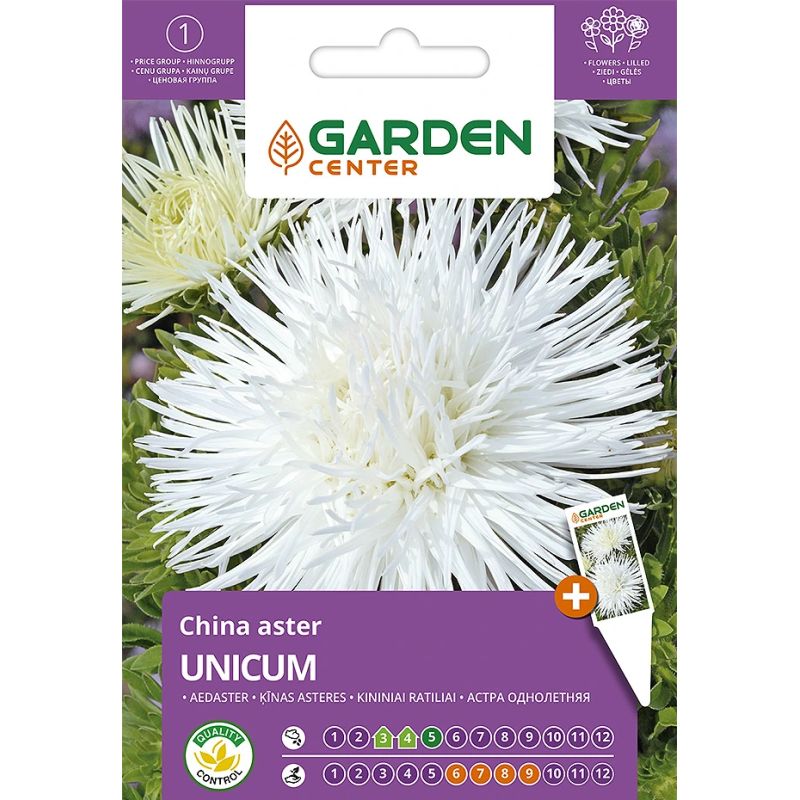 Seemned Garden Center hiina aedaster Unicum, 0.5 g