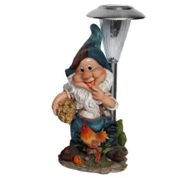 Dekors rūķis un gailis