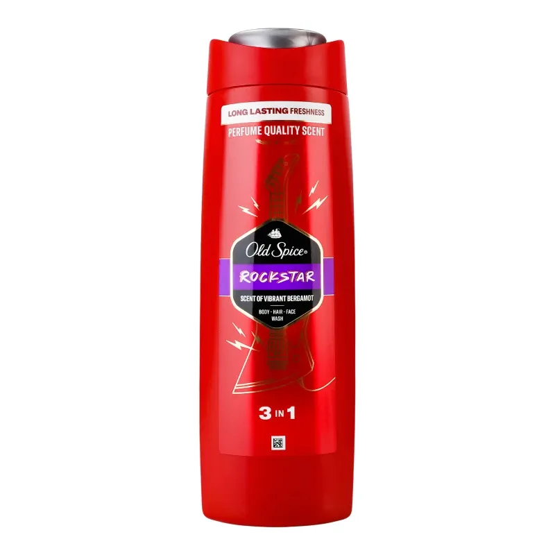OLD SPICE 3in1 Rockstar šampūns un dušas želeja 400ml