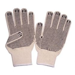 Cimdi trikotažas punktēti abipusėji gb71