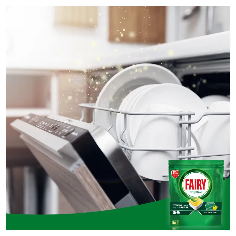 Fairy Original Viss Vienā Tabletes Trauku Mašīnai Lemon, 116 gab