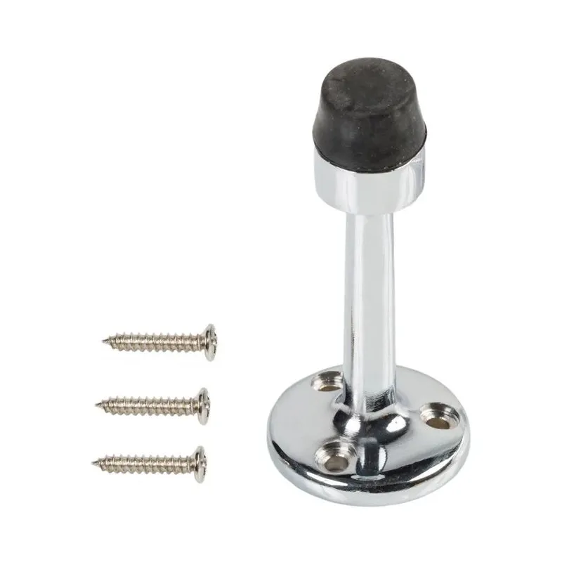 Durvju atbalsts Haushalt DS011CC, 7.7 cm, DIA 3.6 cm, gumija-tērauds, hroma krās.