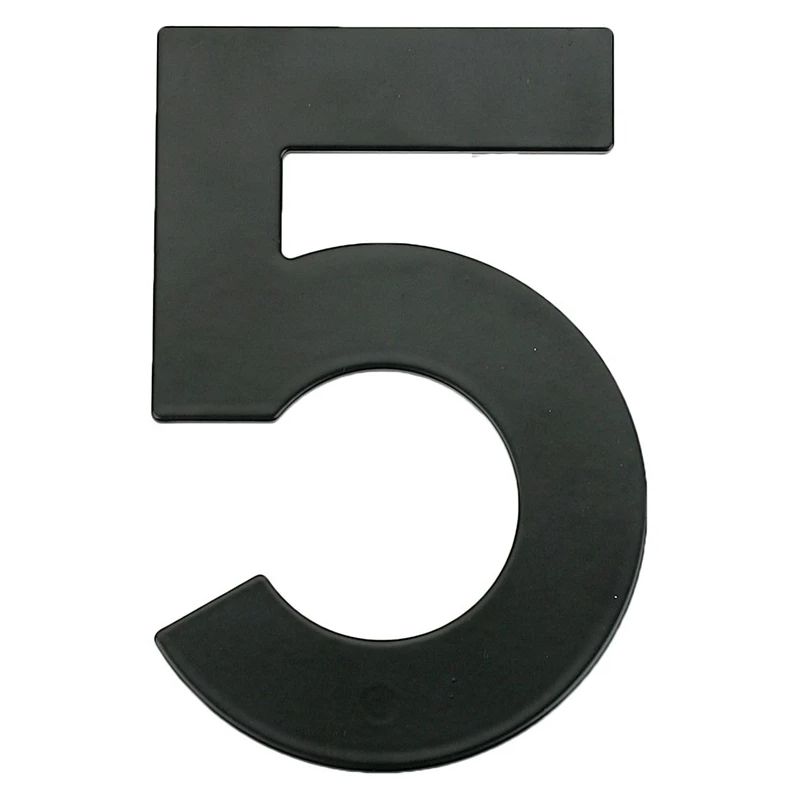 Numurs 5 melnā krāsā 145 mm