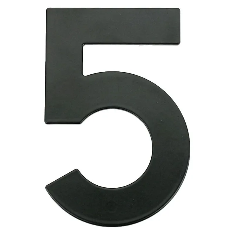 Numurs 5 melnā krāsā 145 mm