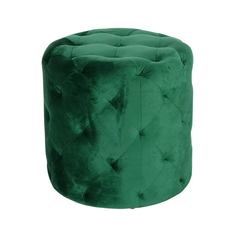 Пуф Domoletti HS-R08-1, зеленый, 40 см x 40 см x 40 см