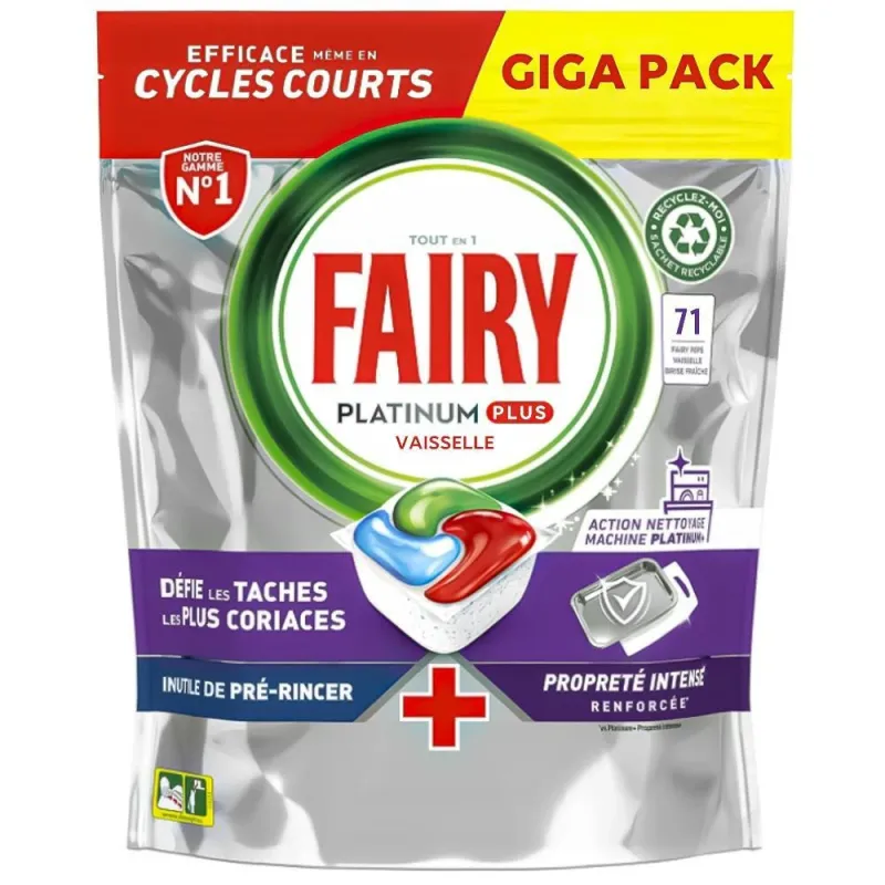 FAIRY Platinum Original trauku mazgāšanas kapsulas 71gab