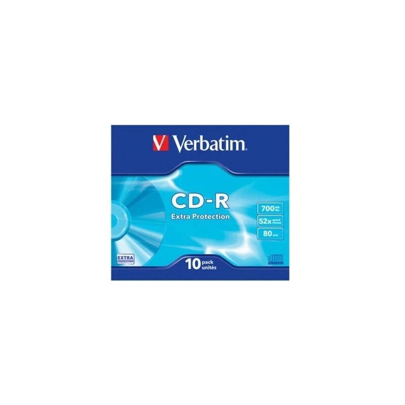 Disks cd-r 700mb 48x 10pack verbatim