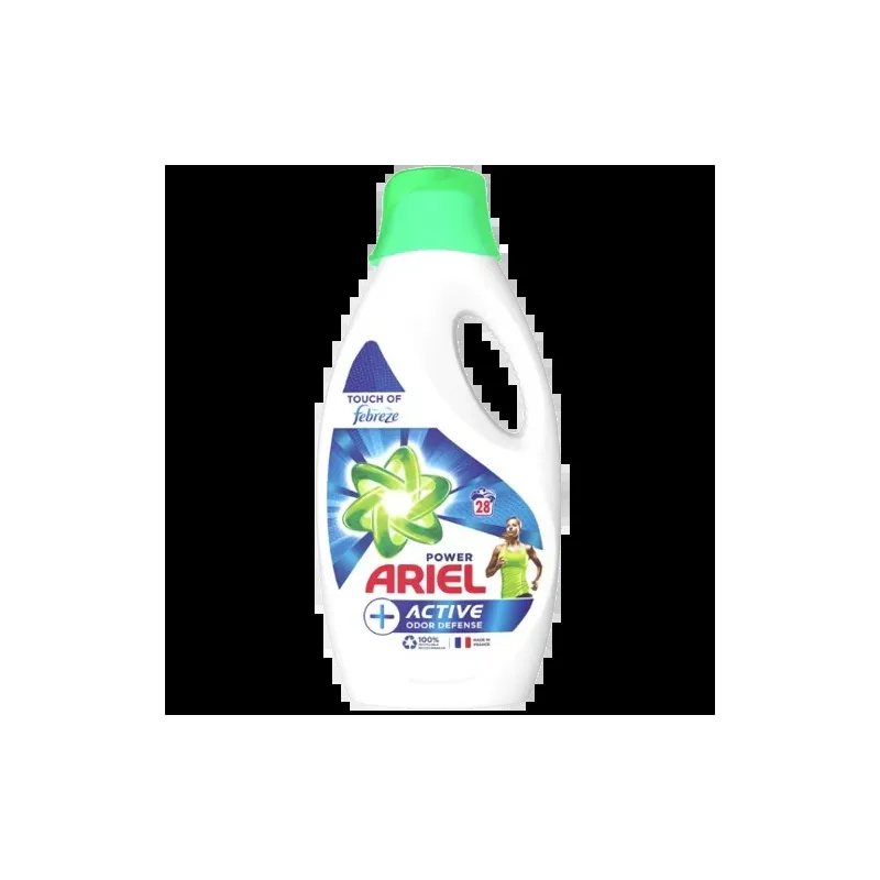 ARIEL Active Odor Defense veļas mazgāšanas gēls ,28x, 1,26L