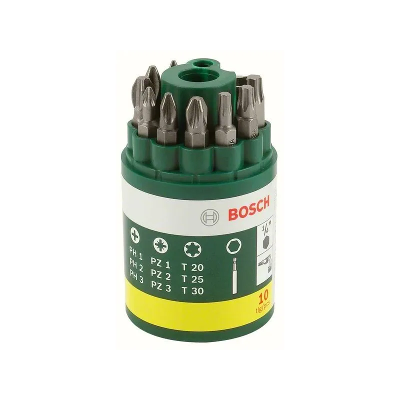 Skrūvgriežu uzgaļu komplekts Bosch 2607019452, PZ2