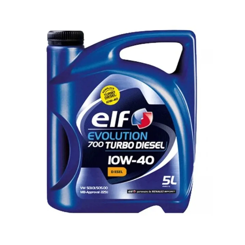 Motoreļļa Elf Evolution 700 TD 10W - 40, daļēji sintētiska, 5 l