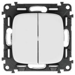 Slēdzis 2taust. allure balts 755819