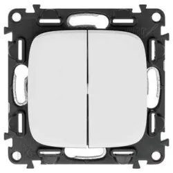 Выключатель Legrand Allure, 2 кл., белый