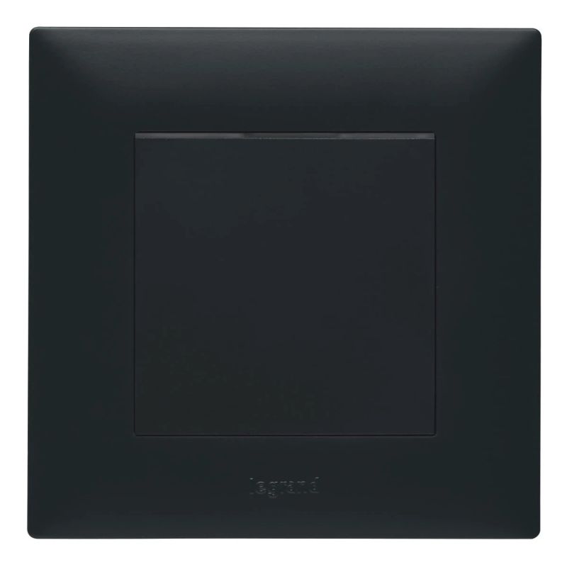 Switch LEGRAND NILOE STEP, black color