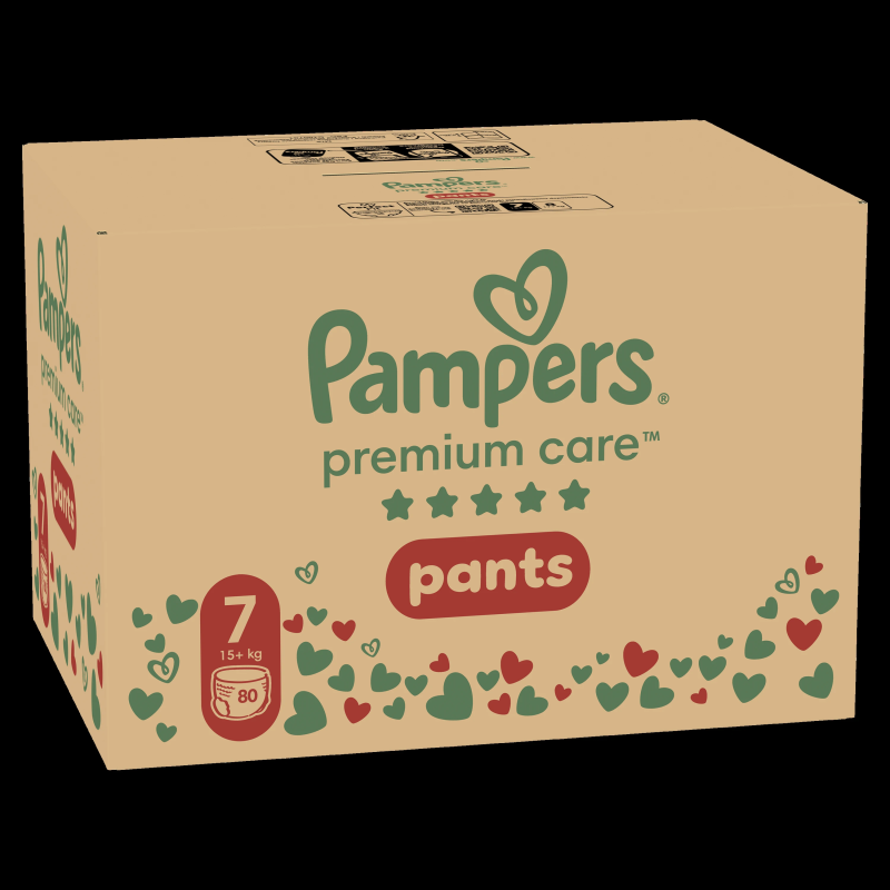 Pampers Premium Care Pants, Izmērs 7, 80 Autiņbiksītes, 15+ kg