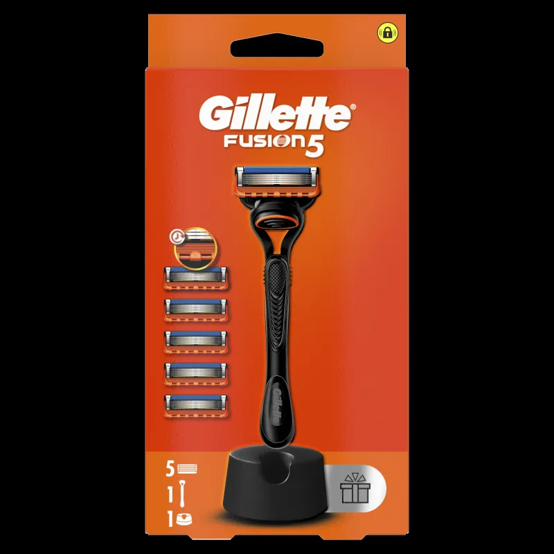 Gillette Fusion5 Skuveklis Vīriešiem + 5 Skuvekļa Galviņas
