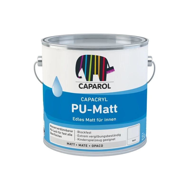 Krāsa mēbelēm cc pu-matt bw 0,7l