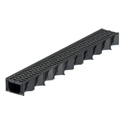 Kanāls ar plast režģi 1m 19310 aco