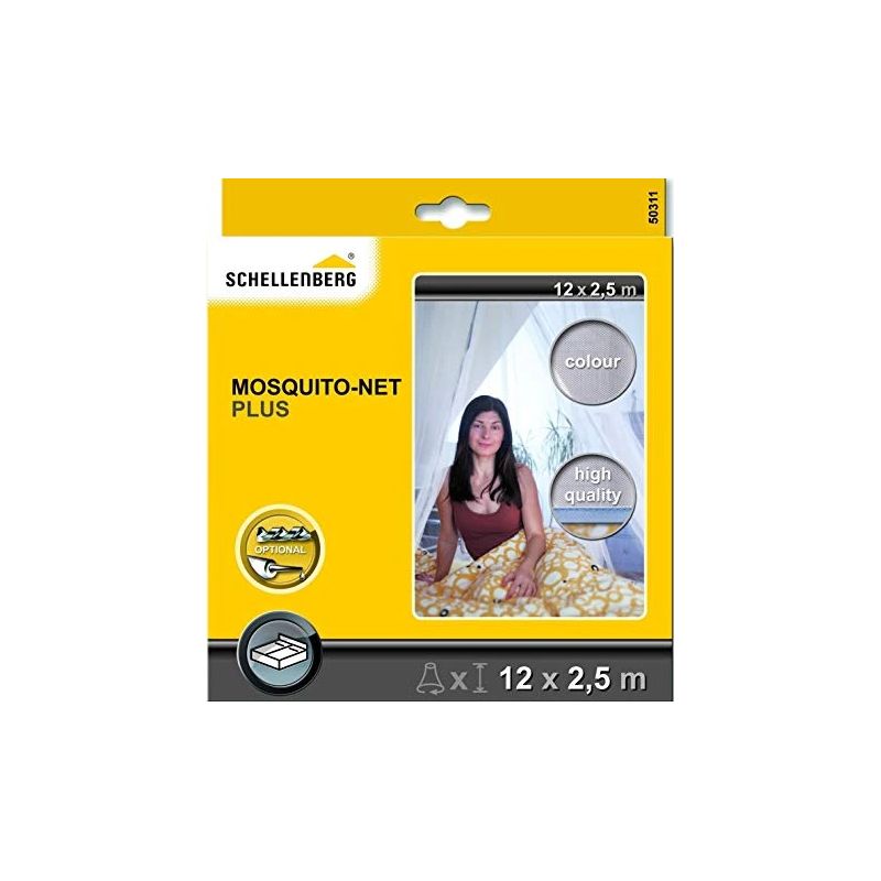 Tīkls pretinsektu plus 2,5x12m balts