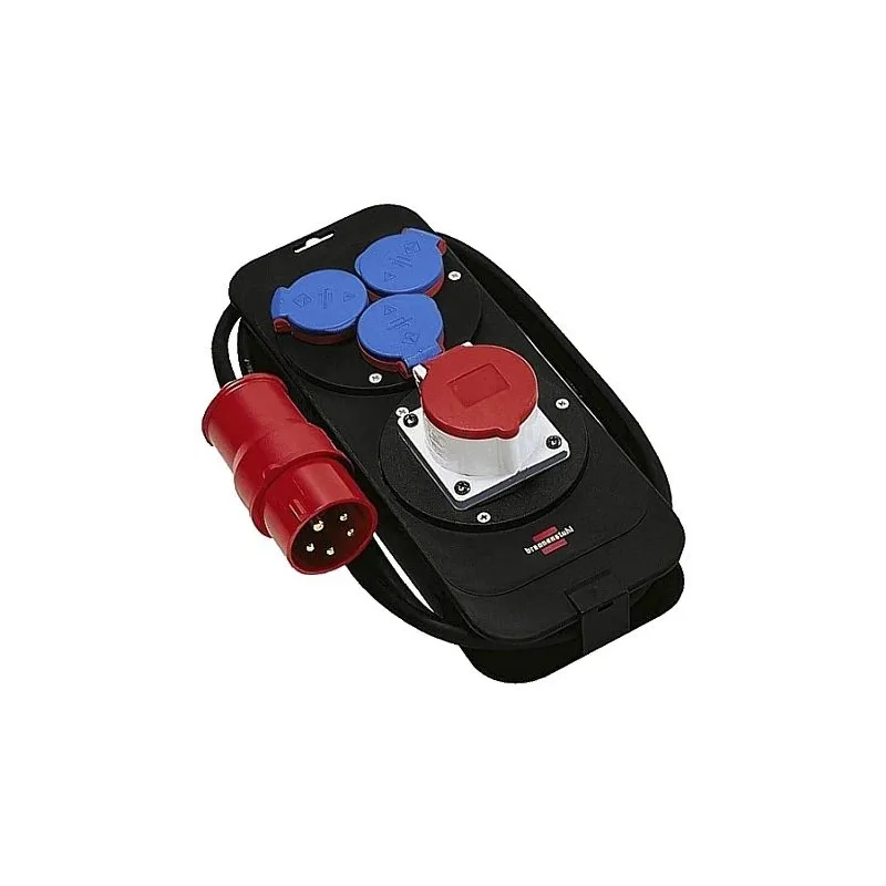 Pagarinātājs Brennenstuhl 3R+1R 2M, 5 x 1,5 mm², 2 m, IP44, 4 ligzdas