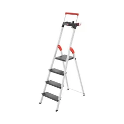 Лестницы односторонние бытовые Hailo L100 TOPLINE ,4 P.,, 285 см, 165 см