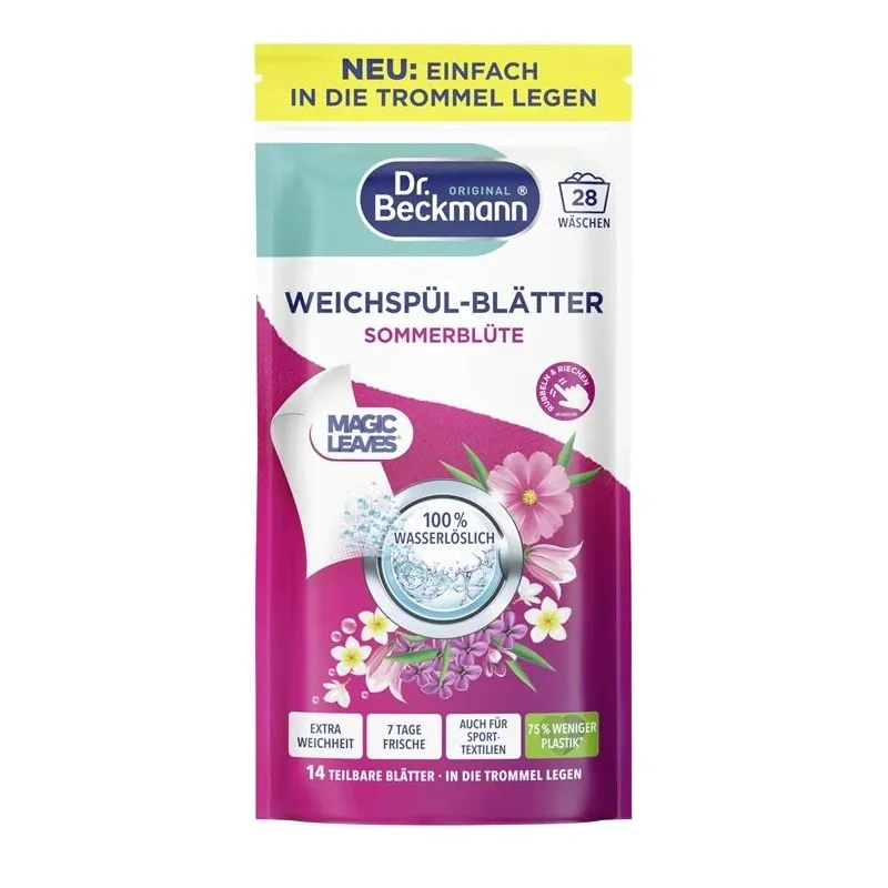 Veļas mīkstinātājs Dr. Beckmann SUMMER. salvetes 0.62 l