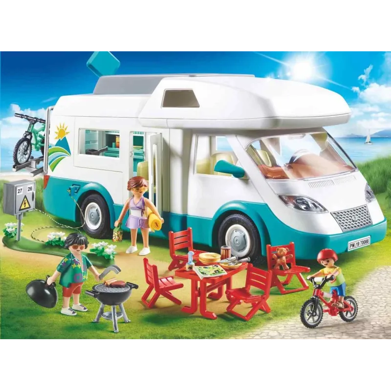 PLAYMOBIL Ģimenes kemperis 70088