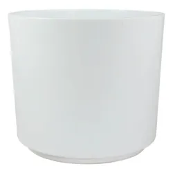 Цветочный горшок Domoletti 99416-007, керамика, белый цв.