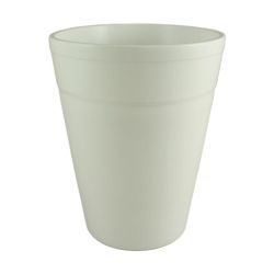 Цветочный горшок Domoletti T-82E-222-13, керамика, белый цв.