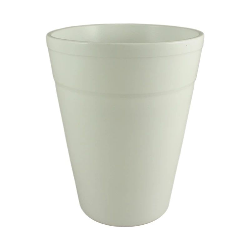 Lillepott Domoletti T-82E-222-13, keraamiline, valge v.