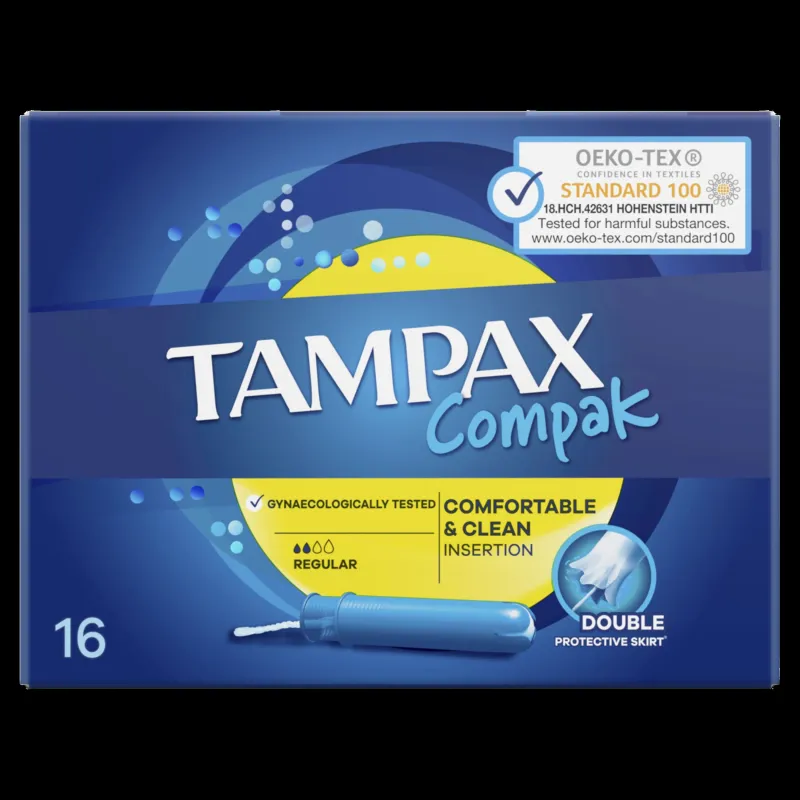 Tampax Compak Regular Тампоны с Aппликатором, 16 шт.